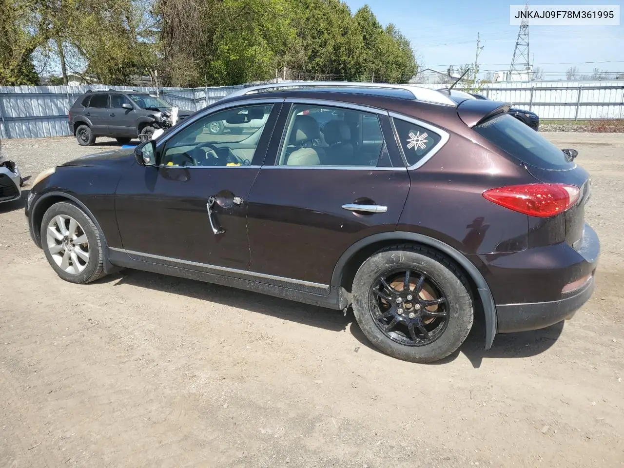 2008 Infiniti Ex35 Base VIN: JNKAJ09F78M361995 Lot: 54568975