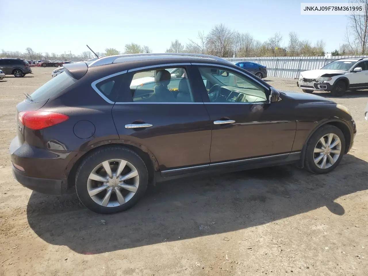 2008 Infiniti Ex35 Base VIN: JNKAJ09F78M361995 Lot: 54568975