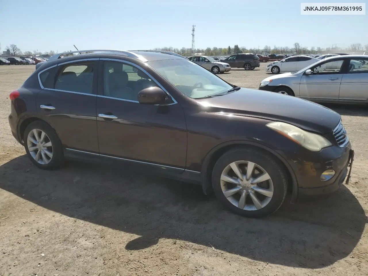 2008 Infiniti Ex35 Base VIN: JNKAJ09F78M361995 Lot: 54568975