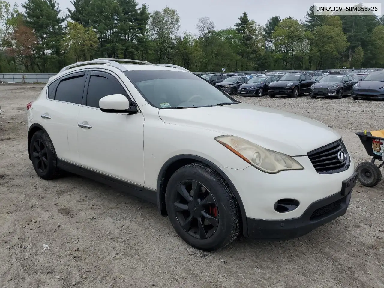 2008 Infiniti Ex35 Base VIN: JNKAJ09F58M355726 Lot: 55945615