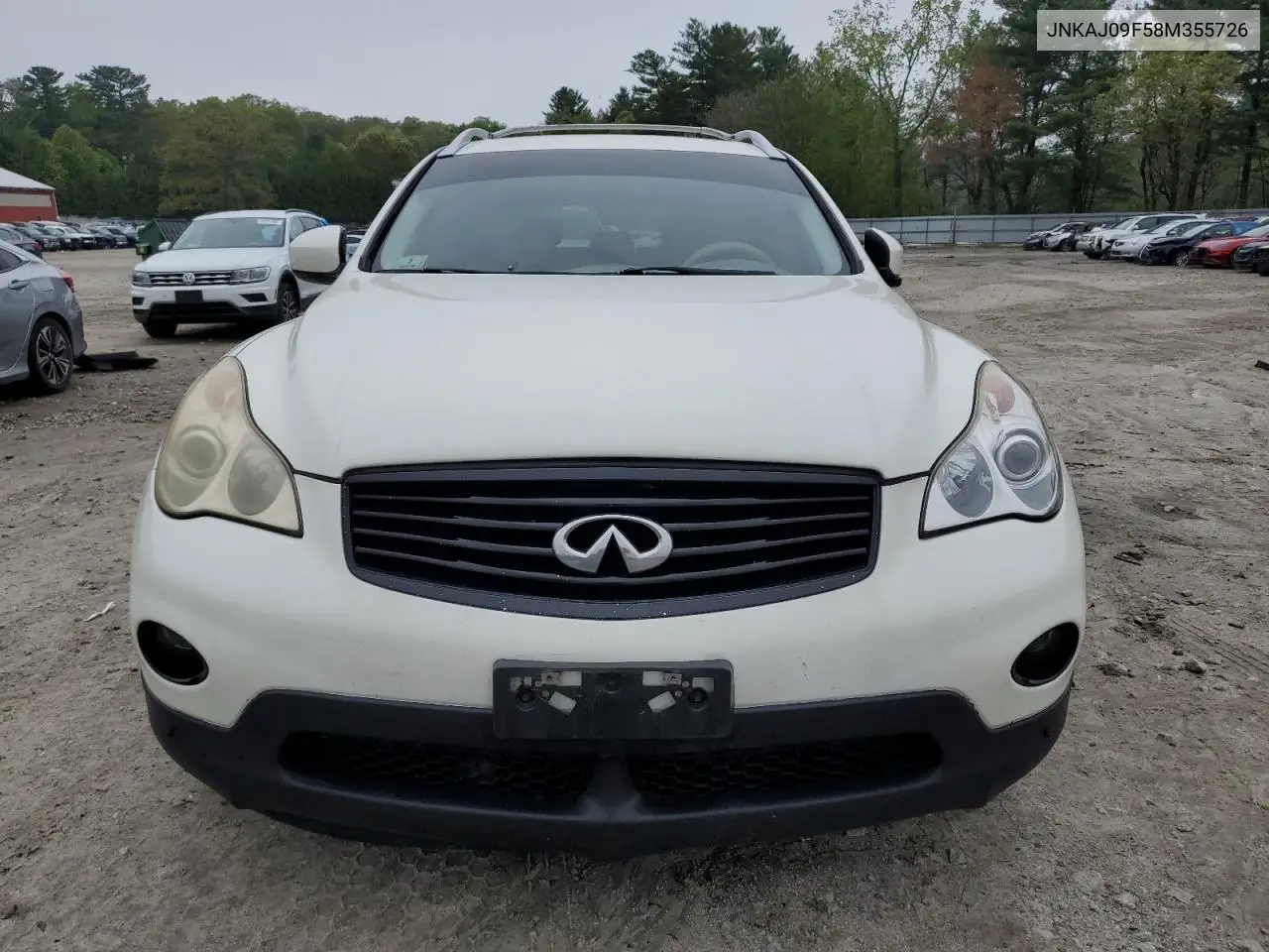2008 Infiniti Ex35 Base VIN: JNKAJ09F58M355726 Lot: 55945615