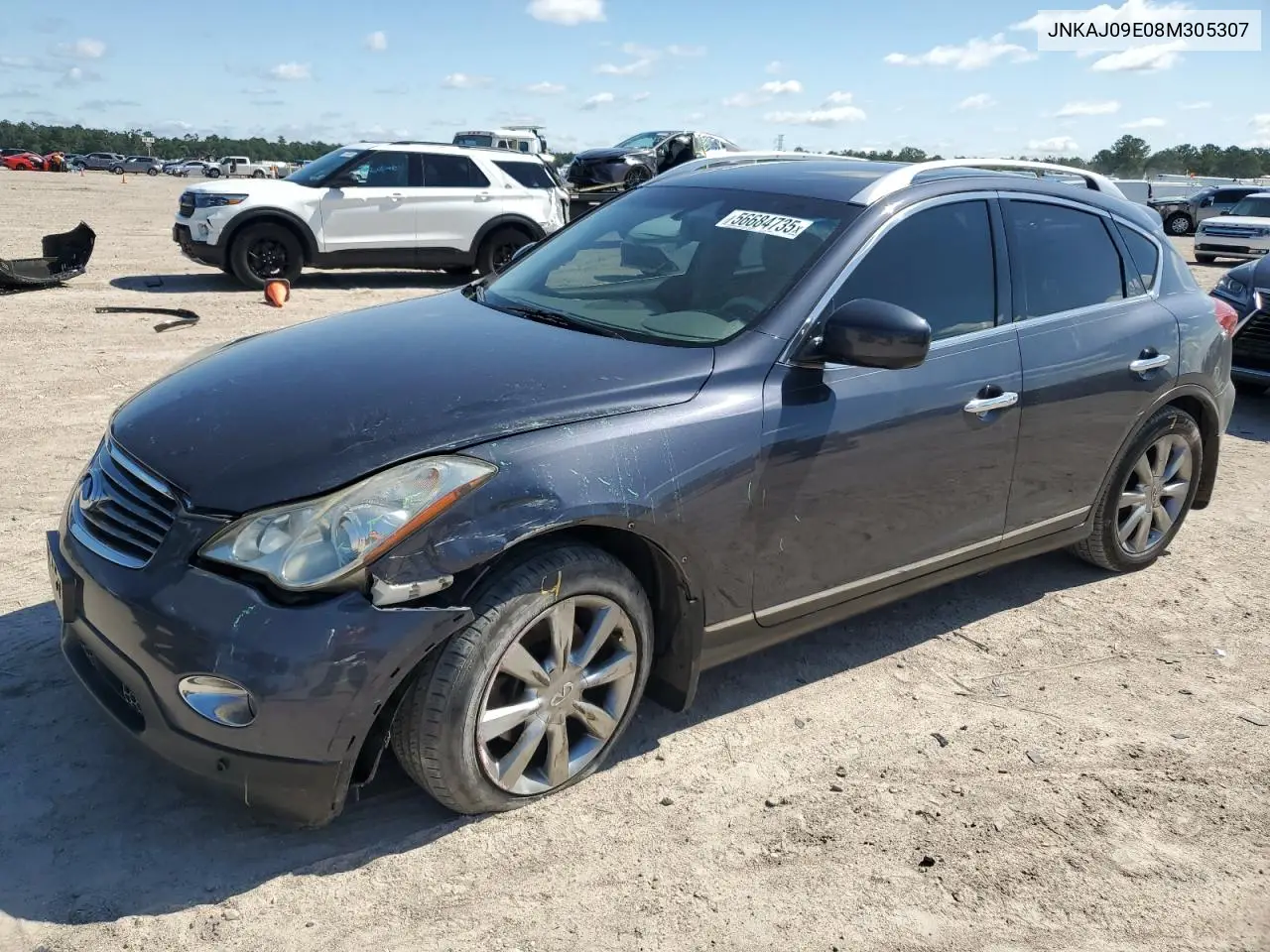 2008 Infiniti Ex35 Base VIN: JNKAJ09E08M305307 Lot: 56684735