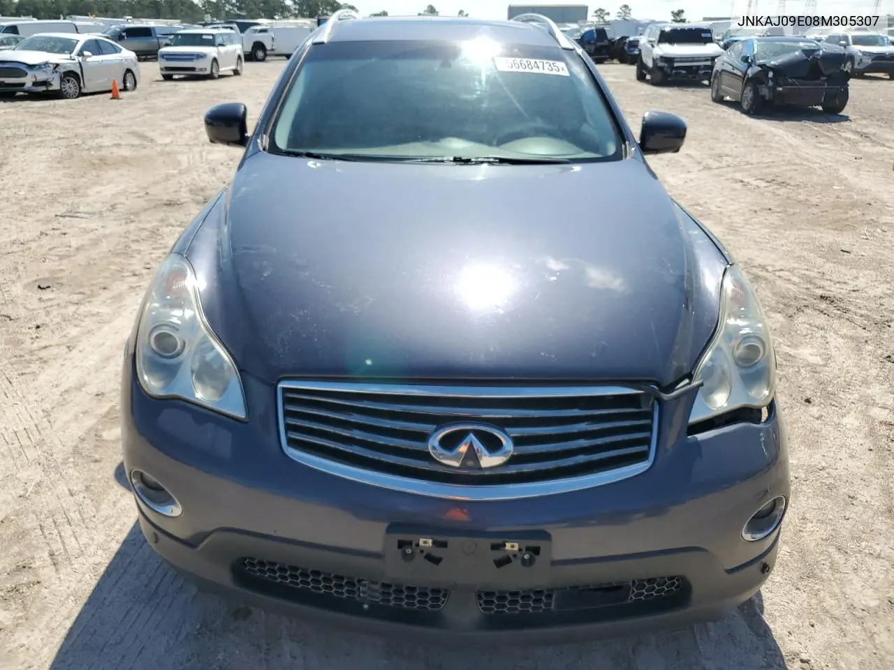 2008 Infiniti Ex35 Base VIN: JNKAJ09E08M305307 Lot: 56684735