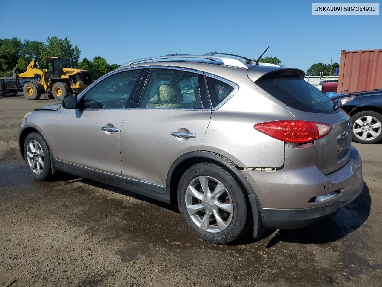 2008 Infiniti Ex35 Base VIN: JNKAJ09F58M354933 Lot: 59274025
