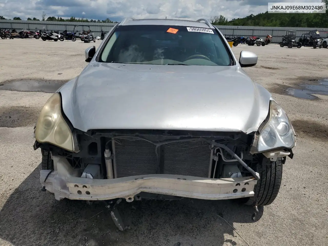2008 Infiniti Ex35 Base VIN: JNKAJ09E68M302430 Lot: 59565955