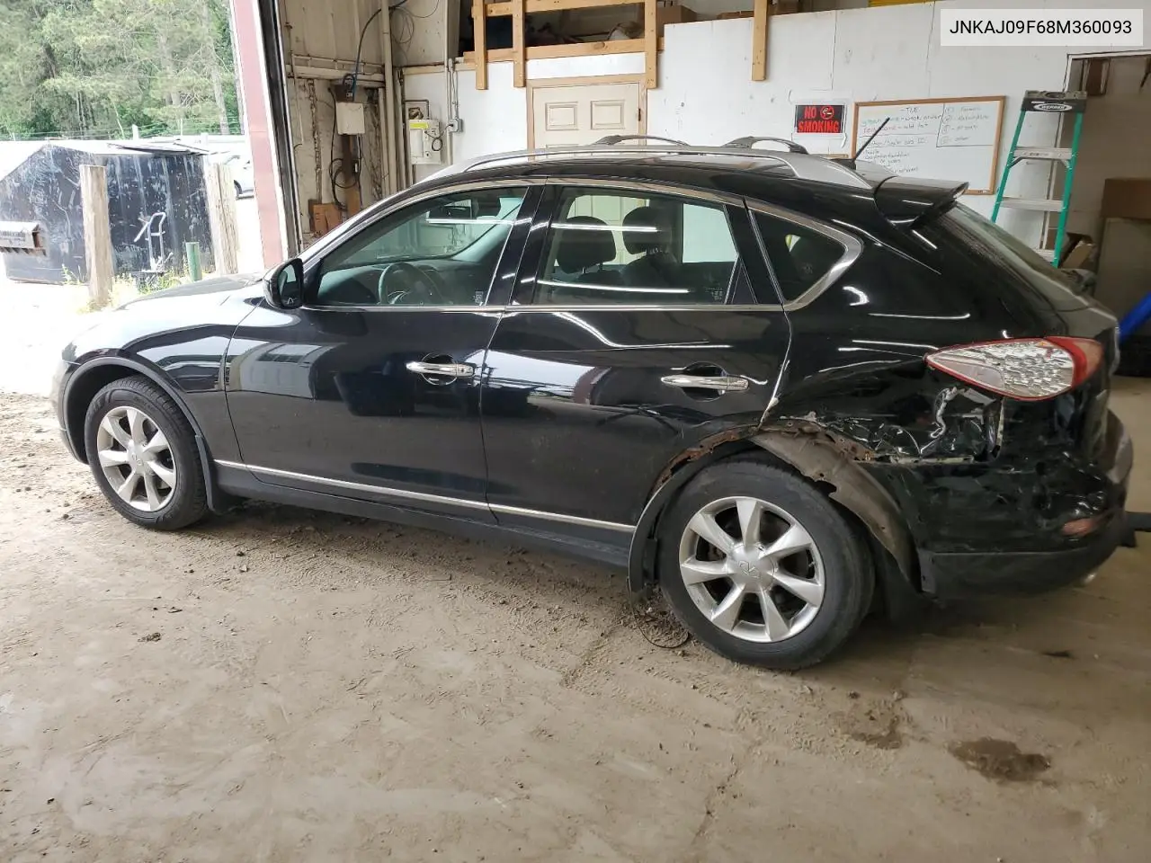 2008 Infiniti Ex35 Base VIN: JNKAJ09F68M360093 Lot: 59907055