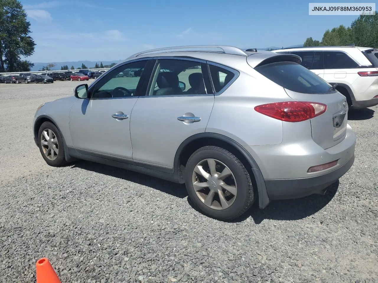2008 Infiniti Ex35 Base VIN: JNKAJ09F88M360953 Lot: 60722795