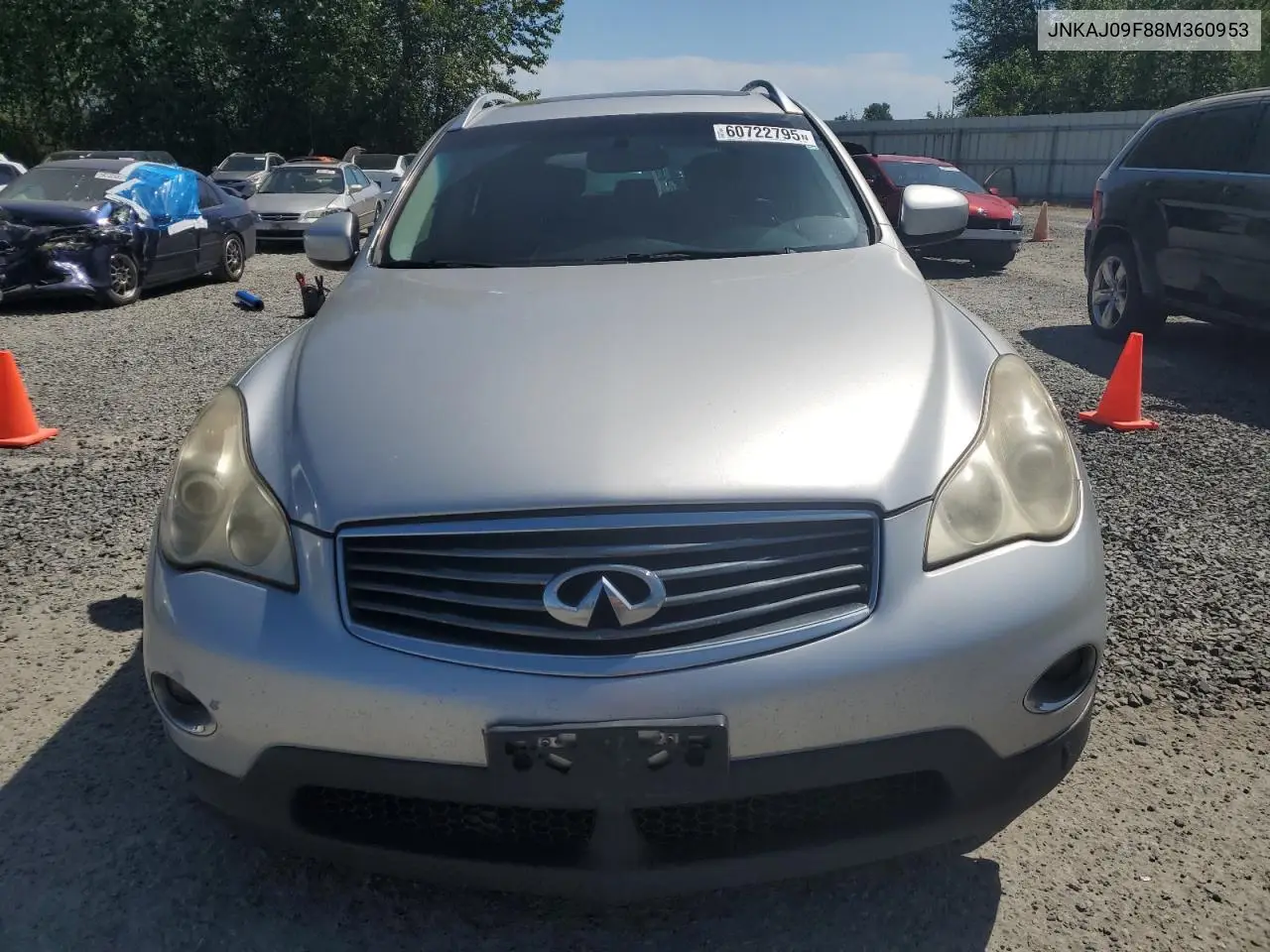 2008 Infiniti Ex35 Base VIN: JNKAJ09F88M360953 Lot: 60722795