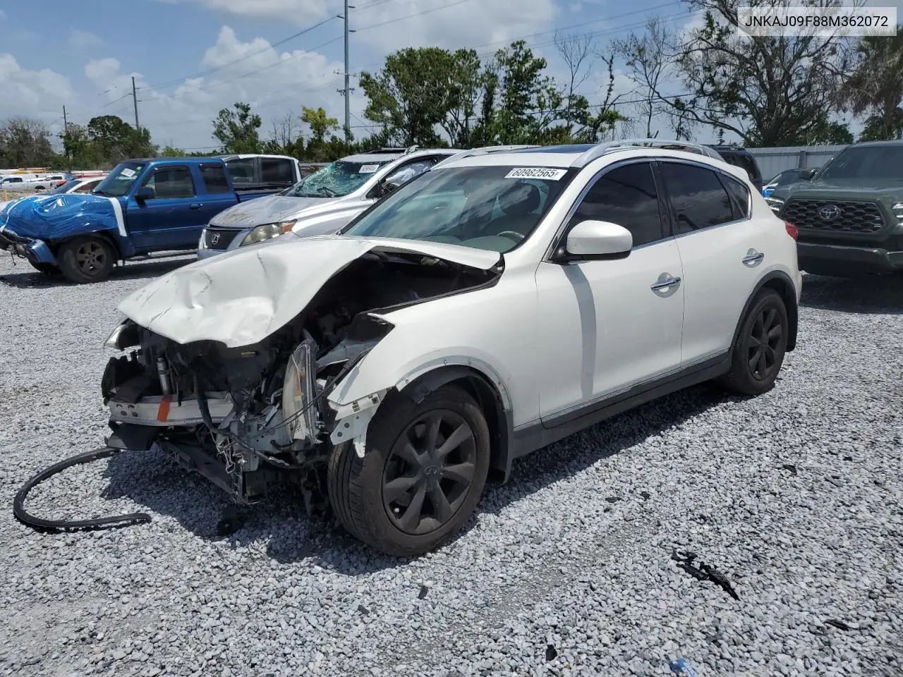 2008 Infiniti Ex35 Base VIN: JNKAJ09F88M362072 Lot: 60982565