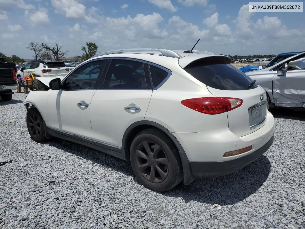 2008 Infiniti Ex35 Base VIN: JNKAJ09F88M362072 Lot: 60982565