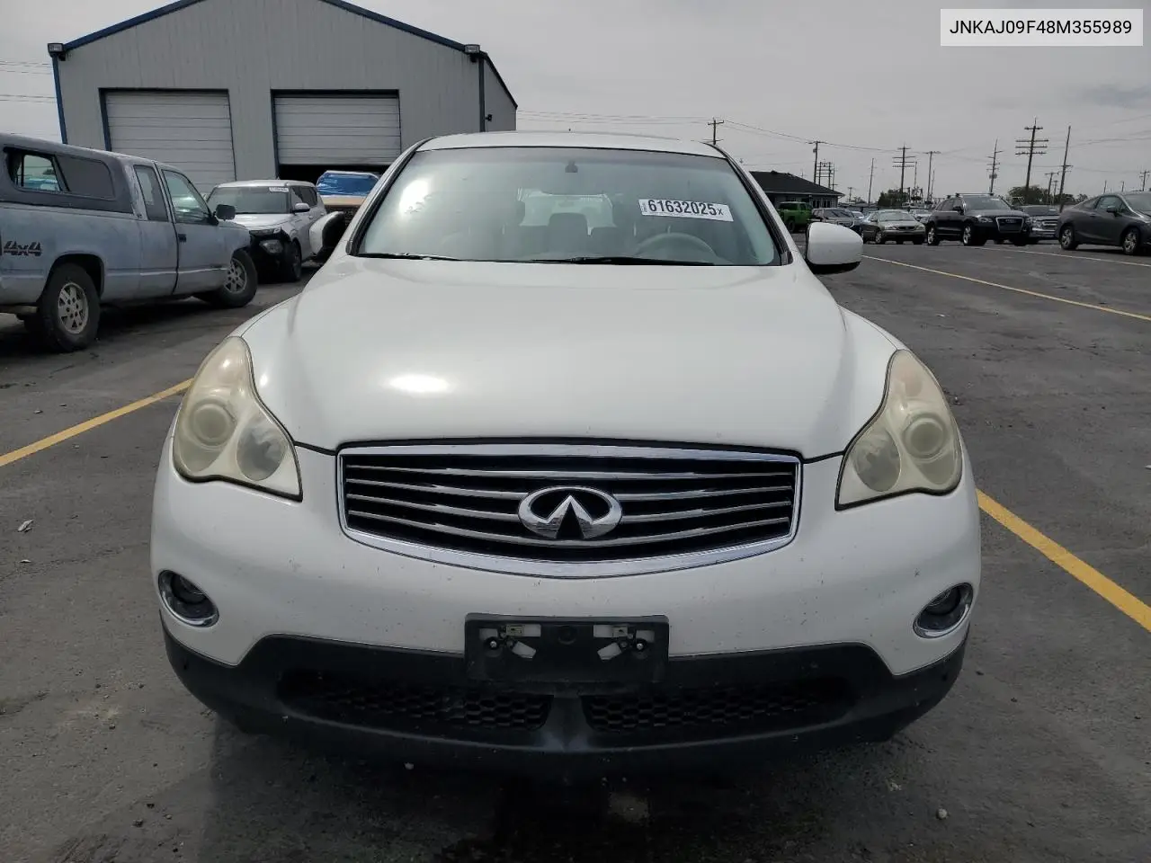 2008 Infiniti Ex35 Base VIN: JNKAJ09F48M355989 Lot: 61632025