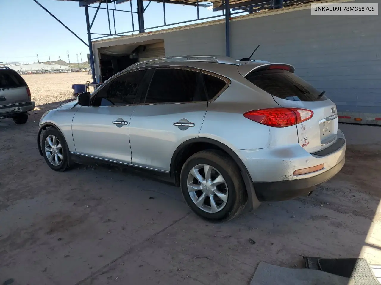 2008 Infiniti Ex35 Base VIN: JNKAJ09F78M358708 Lot: 61677125