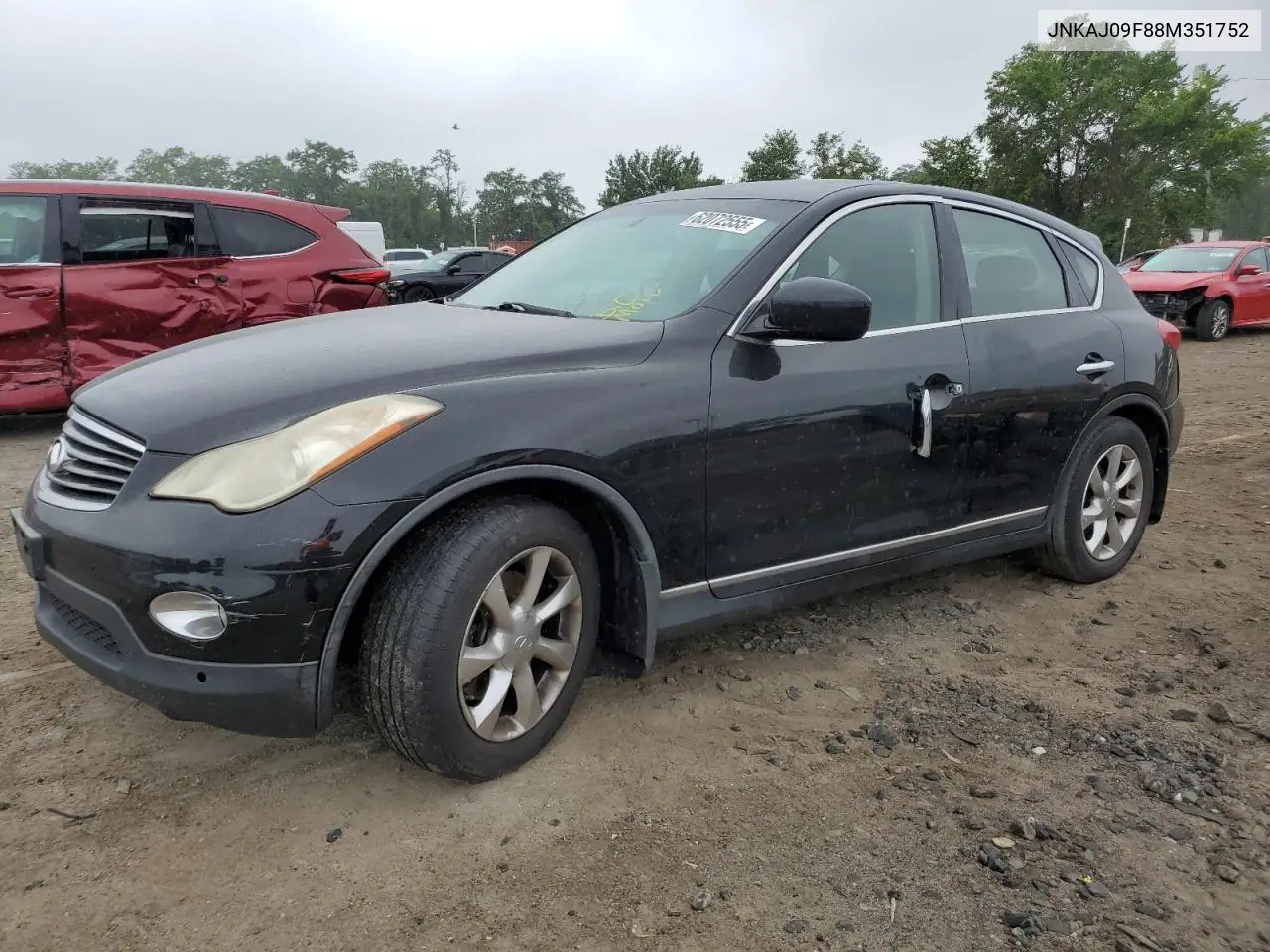 2008 Infiniti Ex35 Base VIN: JNKAJ09F88M351752 Lot: 62072555
