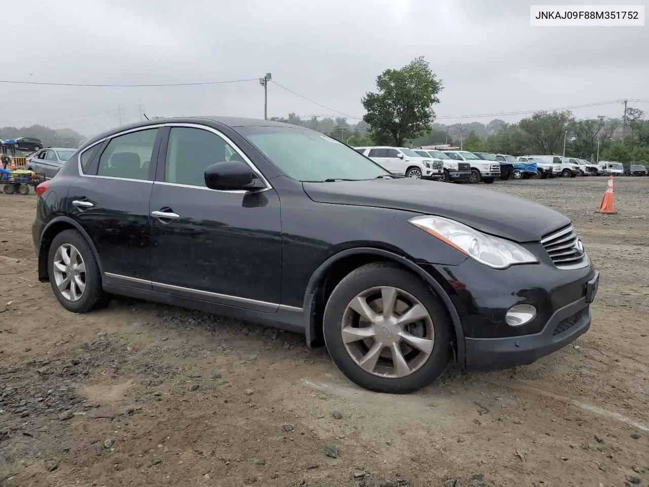 2008 Infiniti Ex35 Base VIN: JNKAJ09F88M351752 Lot: 62072555