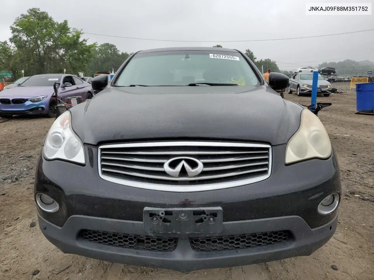 2008 Infiniti Ex35 Base VIN: JNKAJ09F88M351752 Lot: 62072555