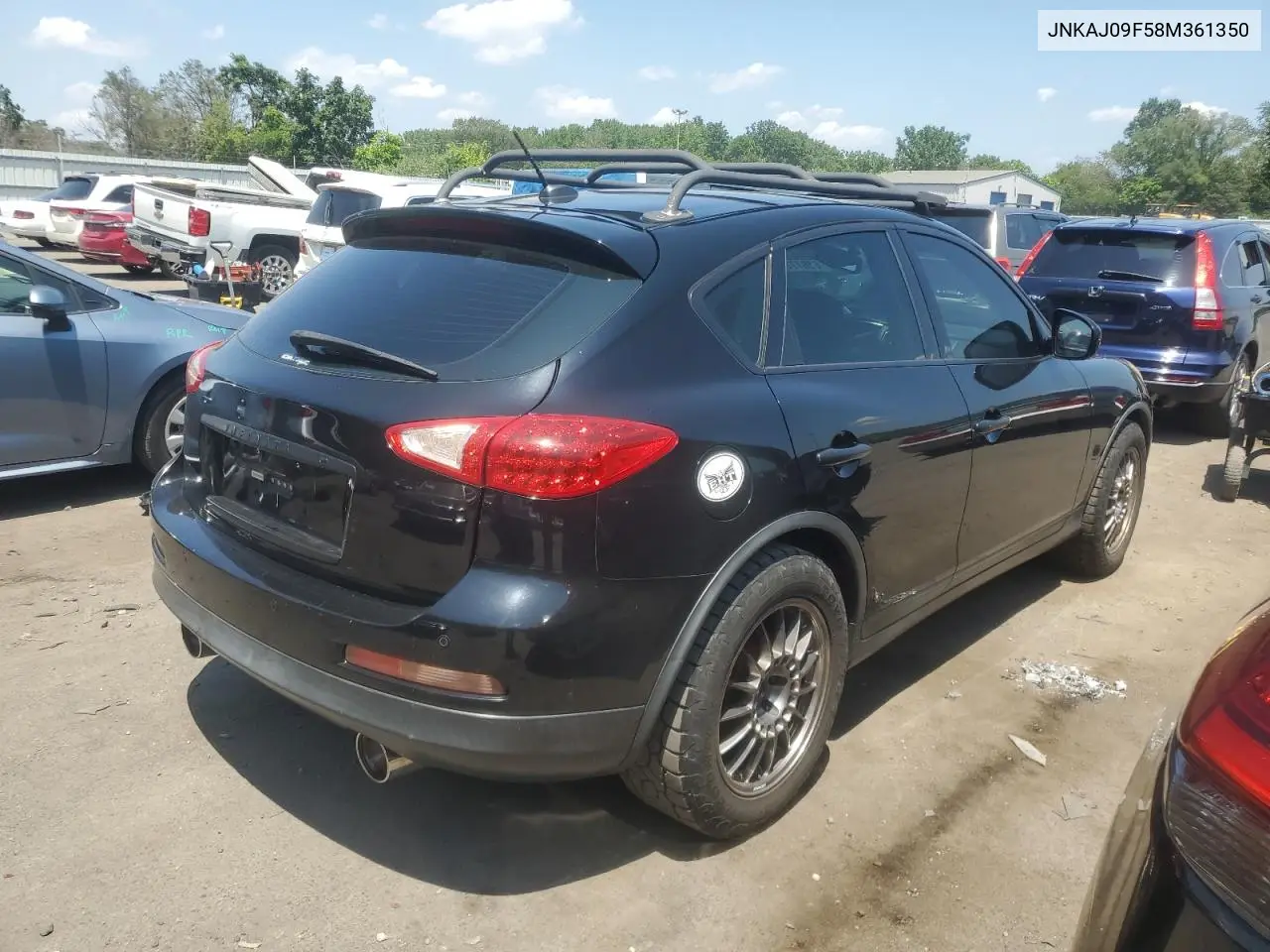 2008 Infiniti Ex35 Base VIN: JNKAJ09F58M361350 Lot: 63877285