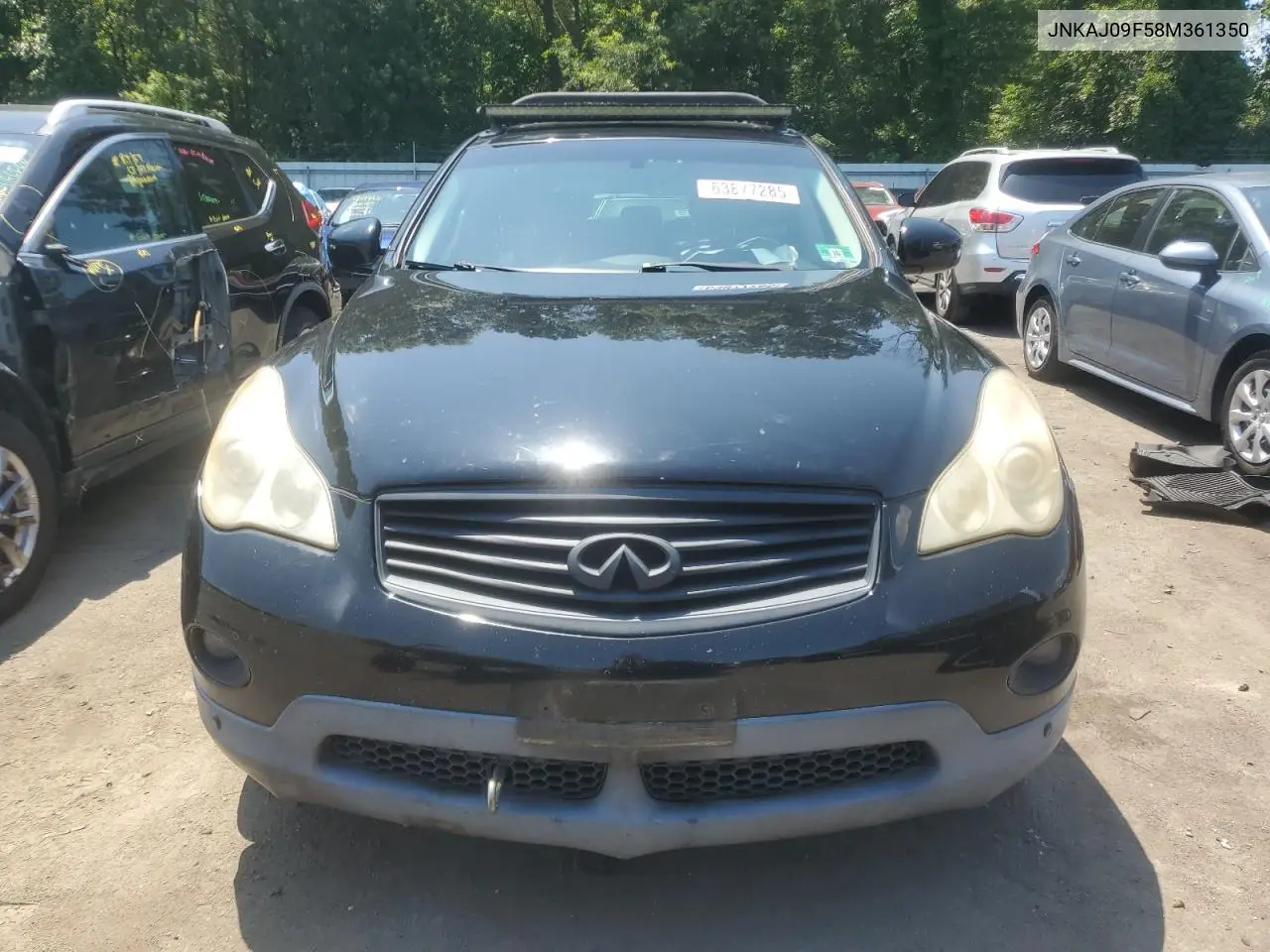 2008 Infiniti Ex35 Base VIN: JNKAJ09F58M361350 Lot: 63877285