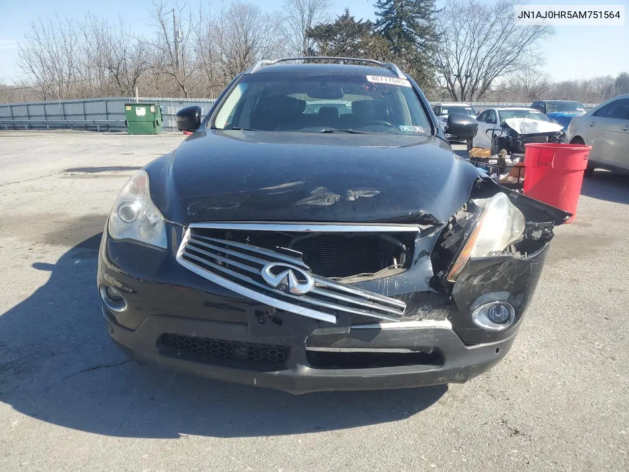 2010 Infiniti Ex35 Base VIN: JN1AJ0HR5AM751564 Lot: 46717045