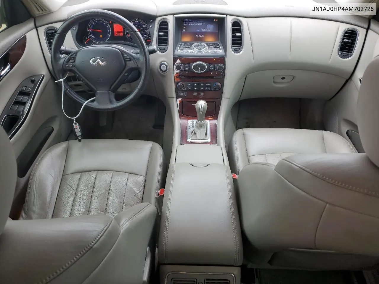 2010 Infiniti Ex35 Base VIN: JN1AJ0HP4AM702726 Lot: 52411555