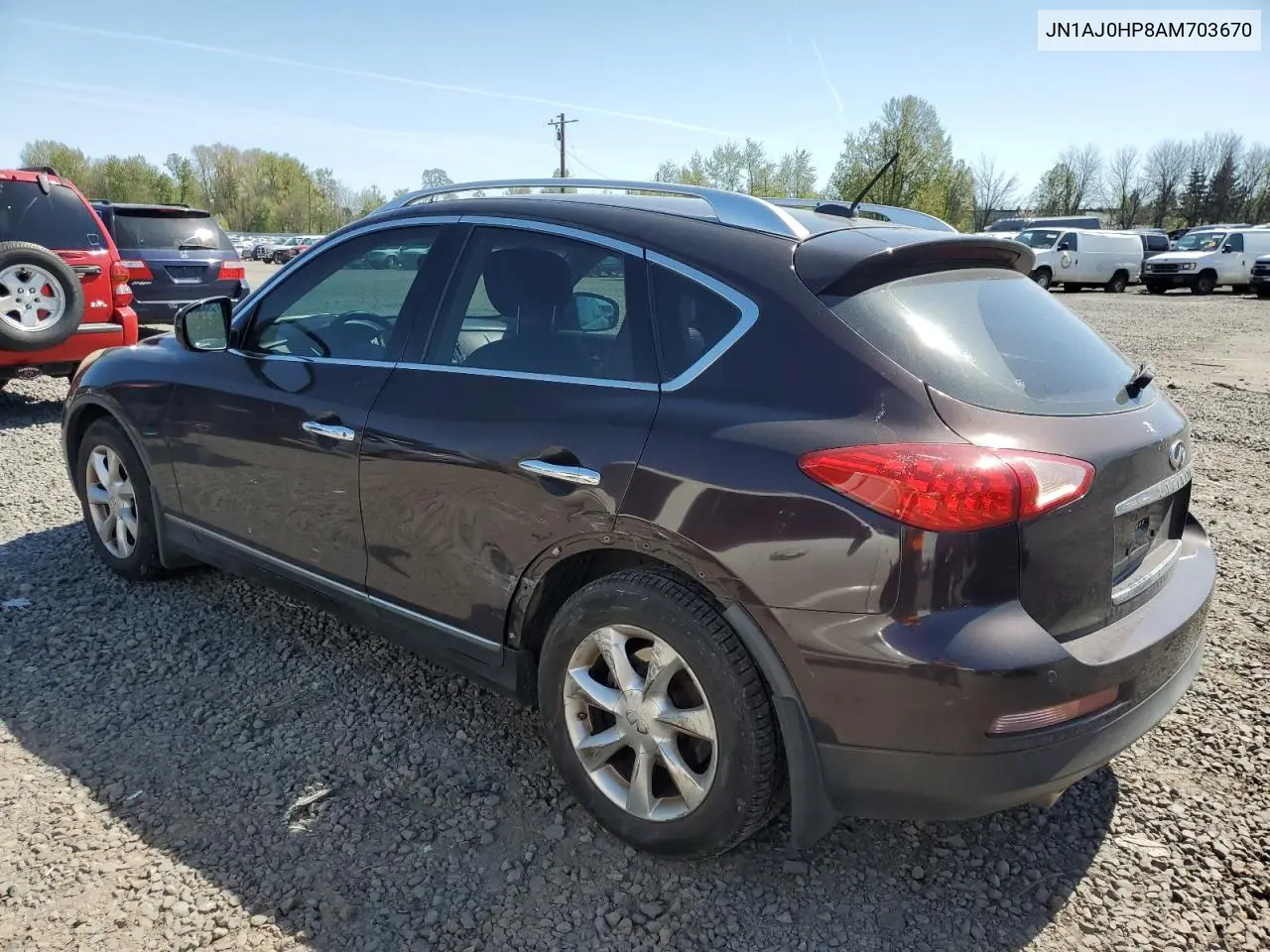 2010 Infiniti Ex35 Base VIN: JN1AJ0HP8AM703670 Lot: 53206415