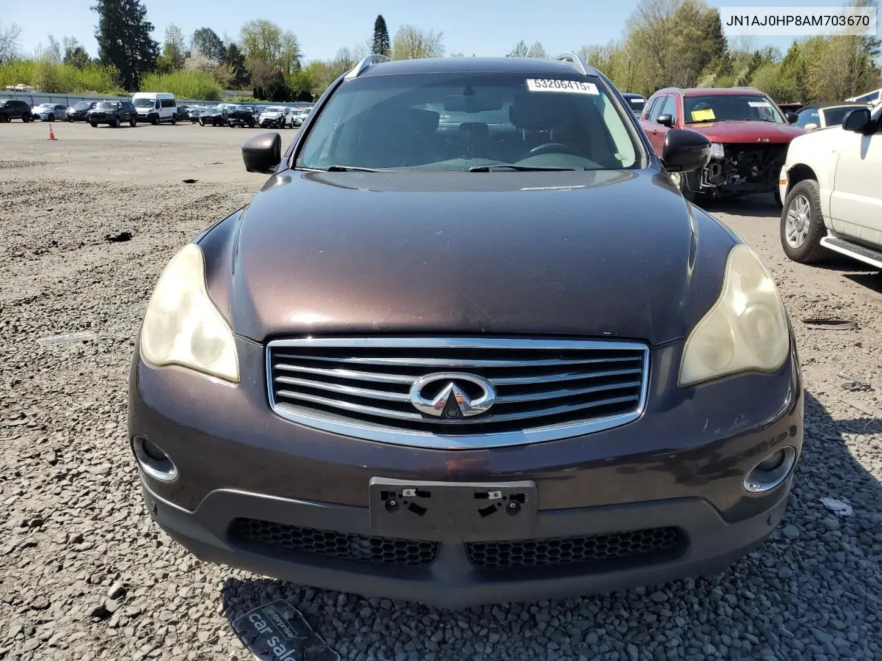 2010 Infiniti Ex35 Base VIN: JN1AJ0HP8AM703670 Lot: 53206415
