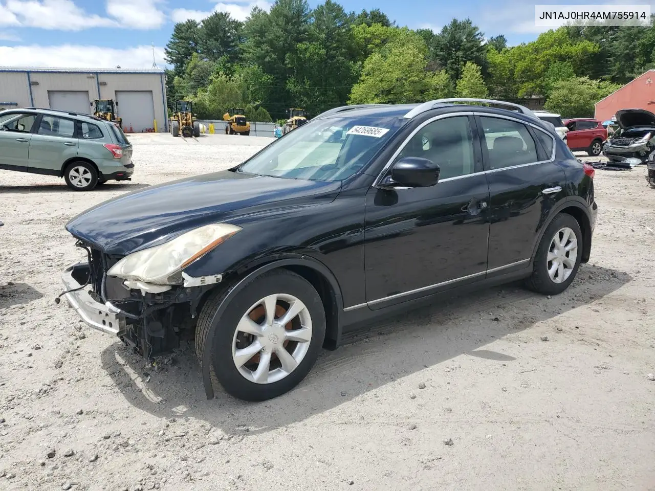 2010 Infiniti Ex35 Base VIN: JN1AJ0HR4AM755914 Lot: 54269685