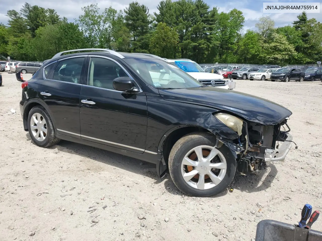 2010 Infiniti Ex35 Base VIN: JN1AJ0HR4AM755914 Lot: 54269685