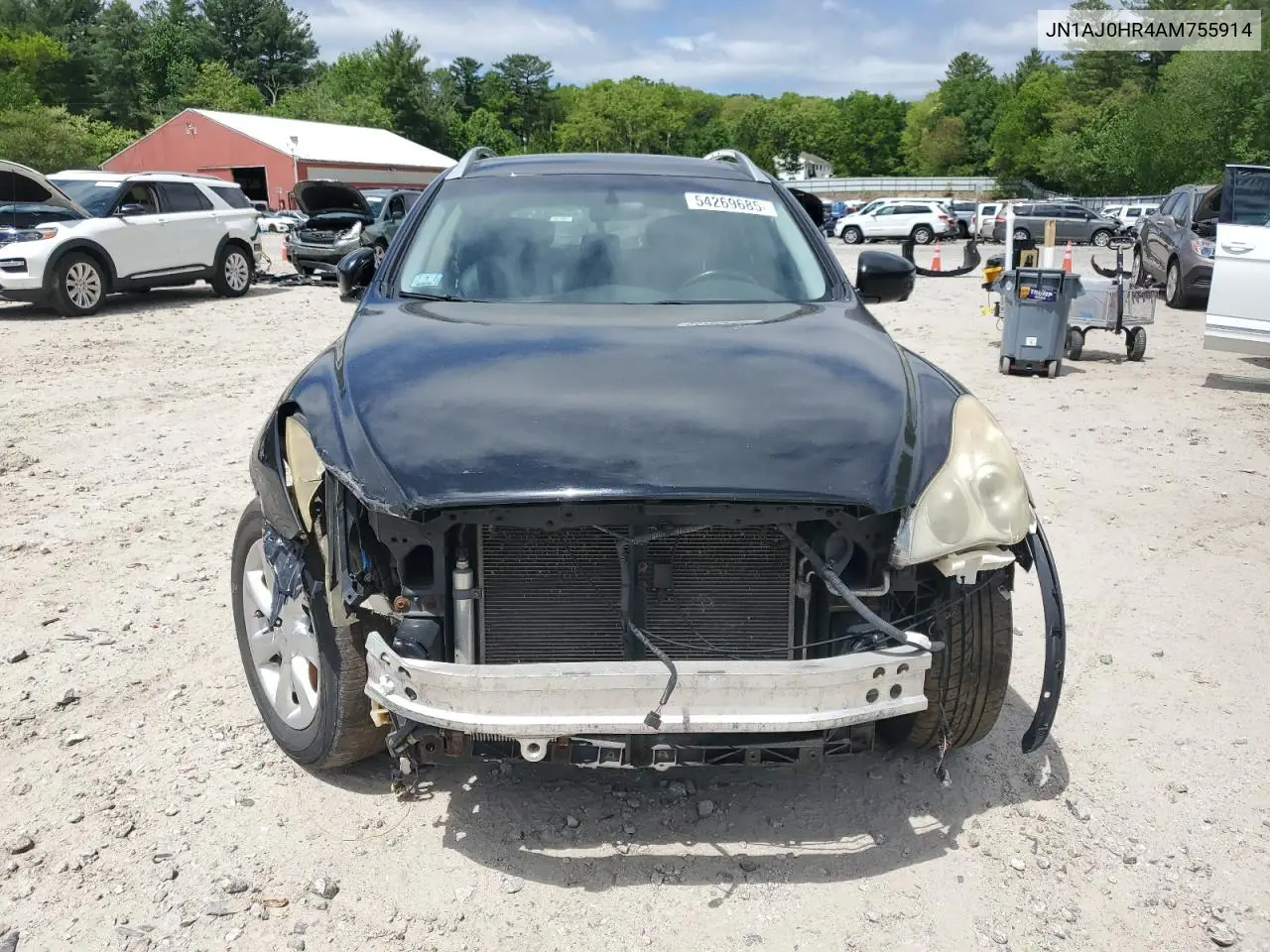 2010 Infiniti Ex35 Base VIN: JN1AJ0HR4AM755914 Lot: 54269685