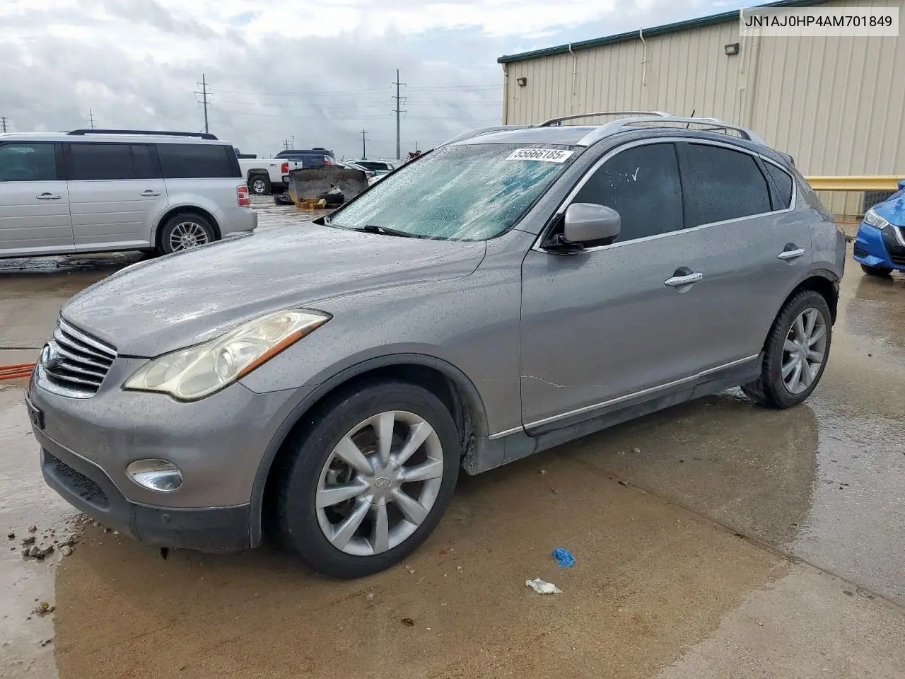 2010 Infiniti Ex35 Base VIN: JN1AJ0HP4AM701849 Lot: 55666185