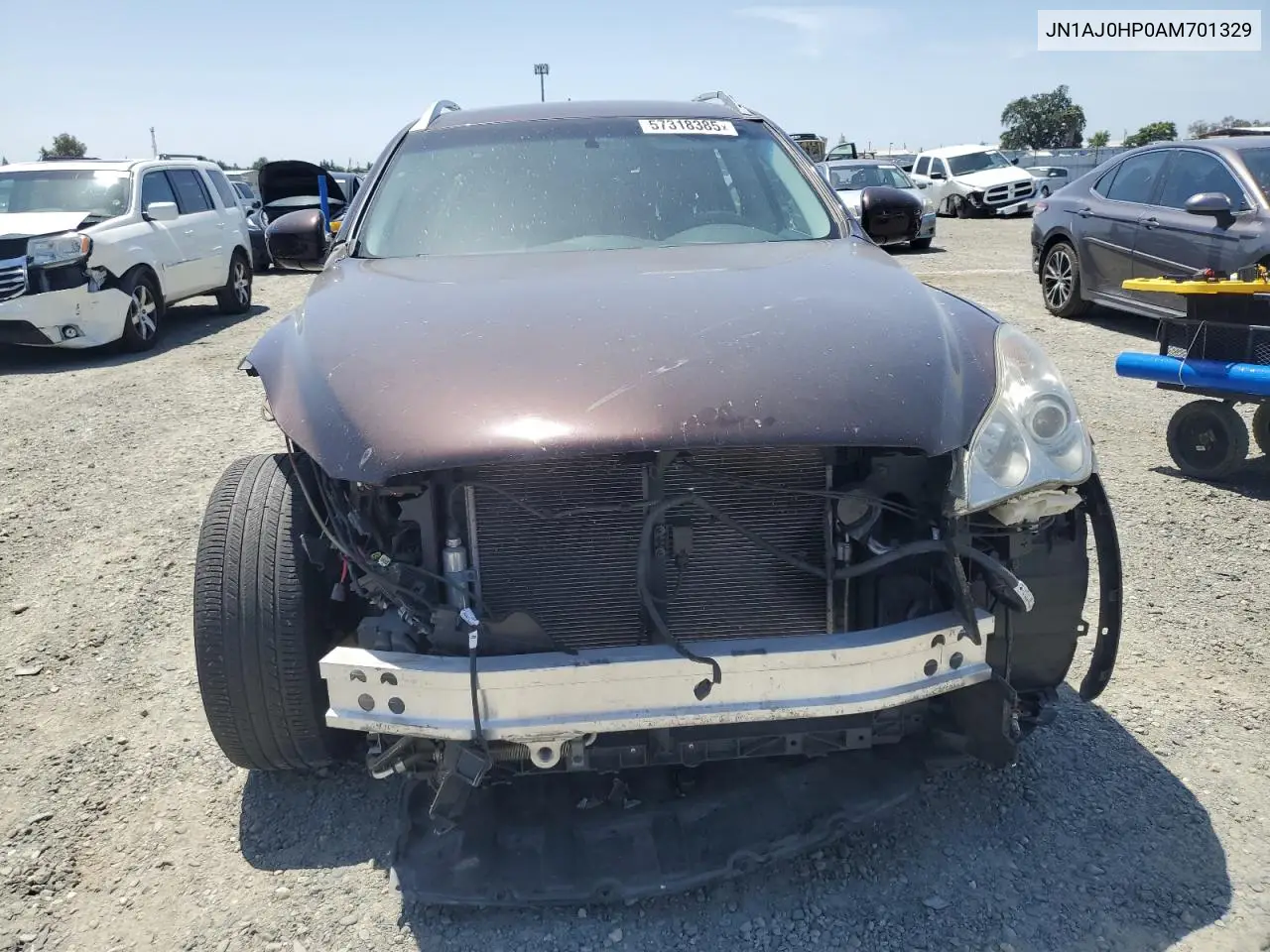 2010 Infiniti Ex35 Base VIN: JN1AJ0HP0AM701329 Lot: 57318385