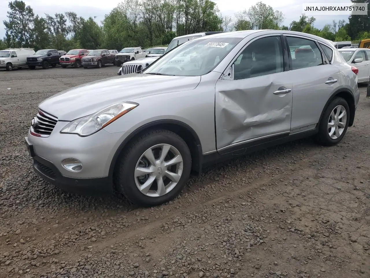 2010 Infiniti Ex35 Base VIN: JN1AJ0HRXAM751740 Lot: 58377645