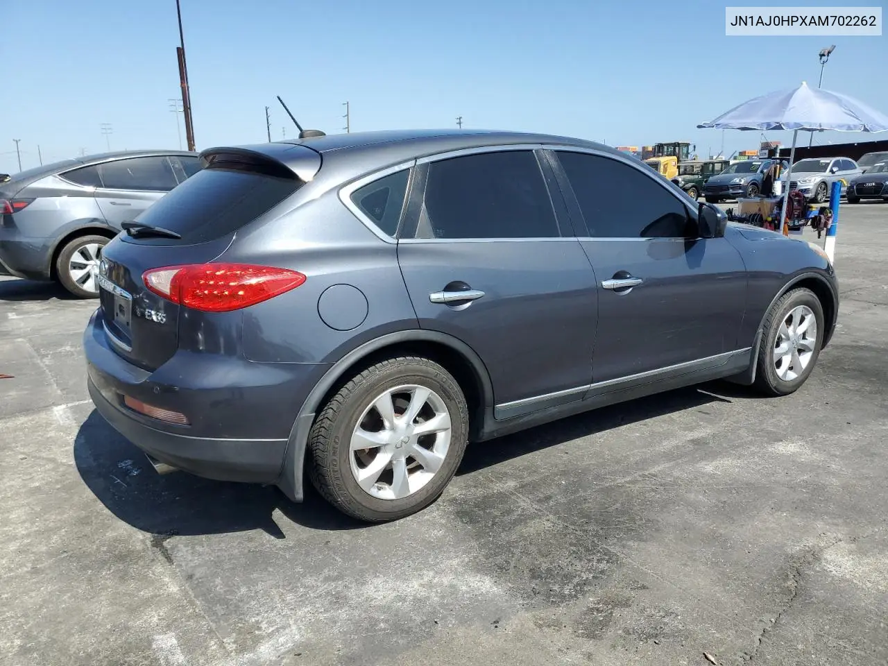 2010 Infiniti Ex35 Base VIN: JN1AJ0HPXAM702262 Lot: 58598515