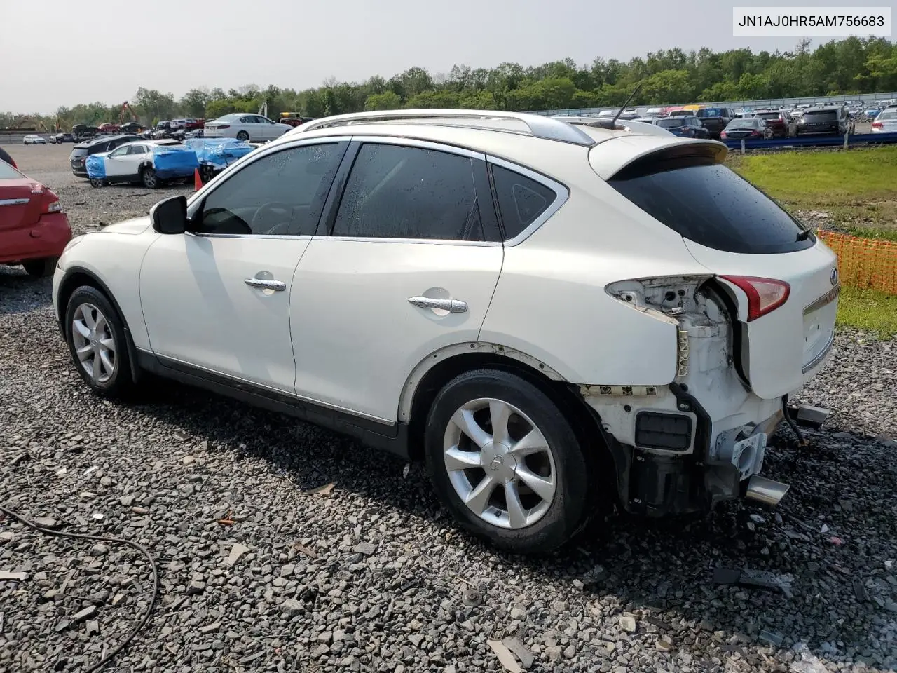 2010 Infiniti Ex35 Base VIN: JN1AJ0HR5AM756683 Lot: 58924445