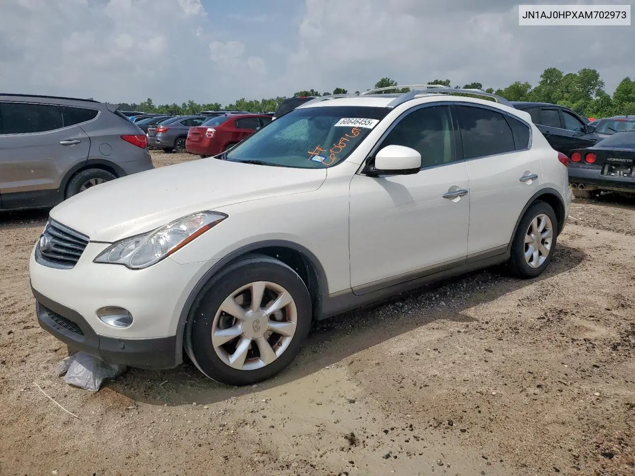 2010 Infiniti Ex35 Base VIN: JN1AJ0HPXAM702973 Lot: 60646455