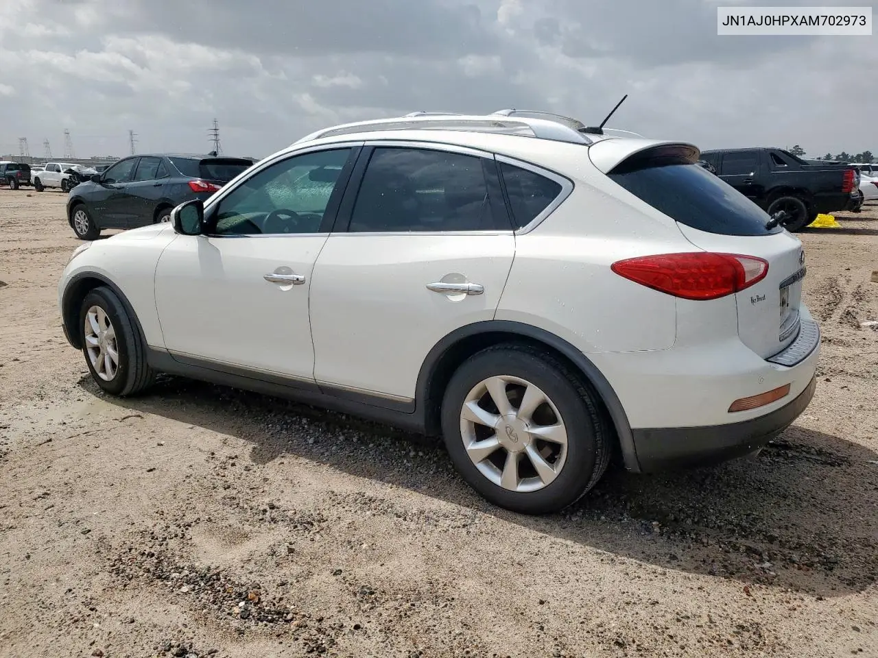 2010 Infiniti Ex35 Base VIN: JN1AJ0HPXAM702973 Lot: 60646455