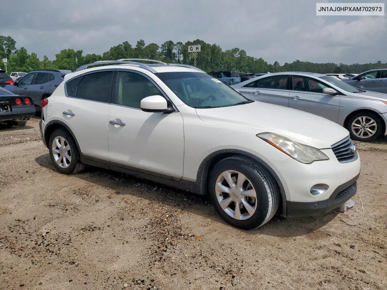 2010 Infiniti Ex35 Base VIN: JN1AJ0HPXAM702973 Lot: 60646455
