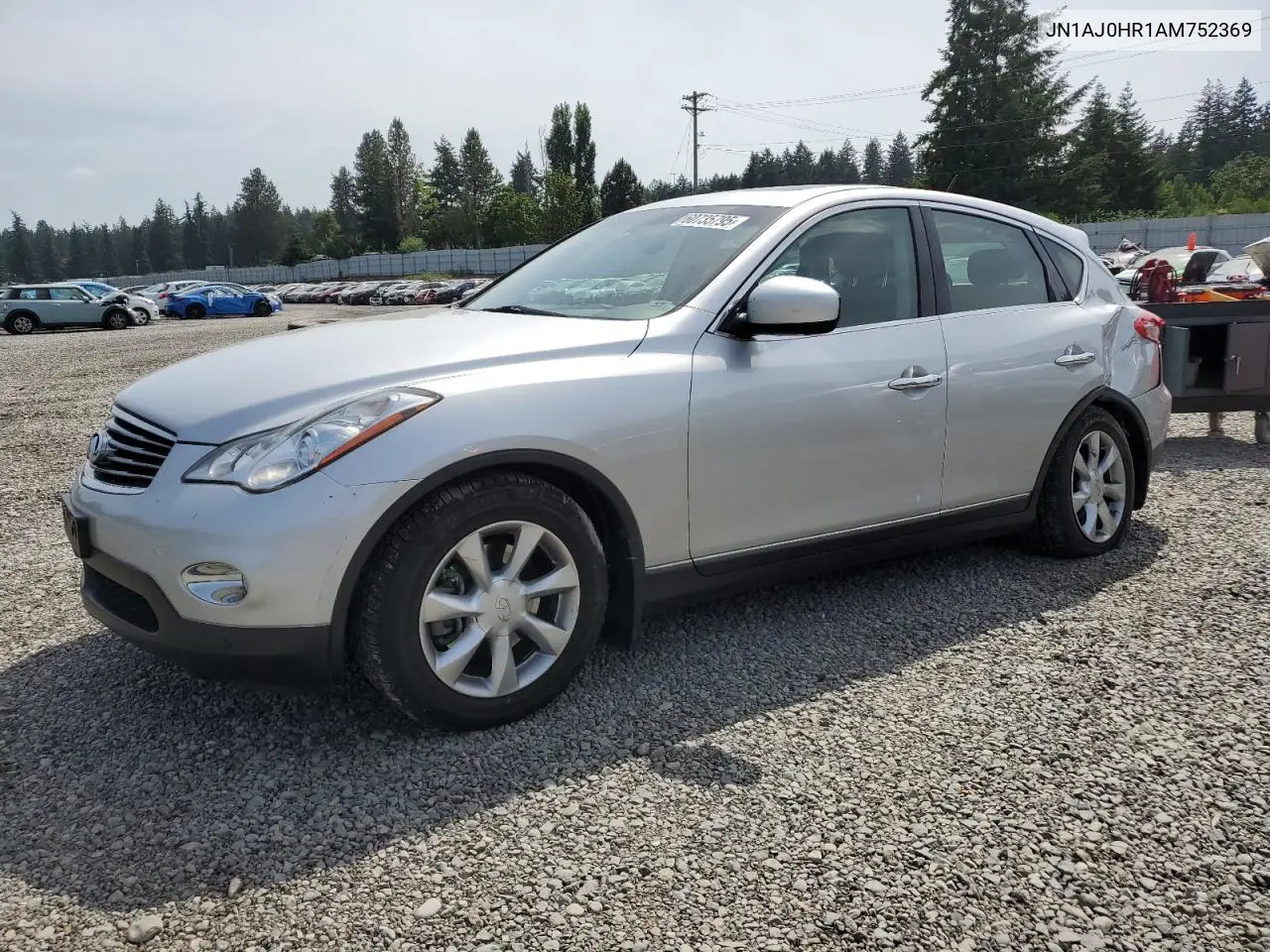 2010 Infiniti Ex35 Base VIN: JN1AJ0HR1AM752369 Lot: 60735795