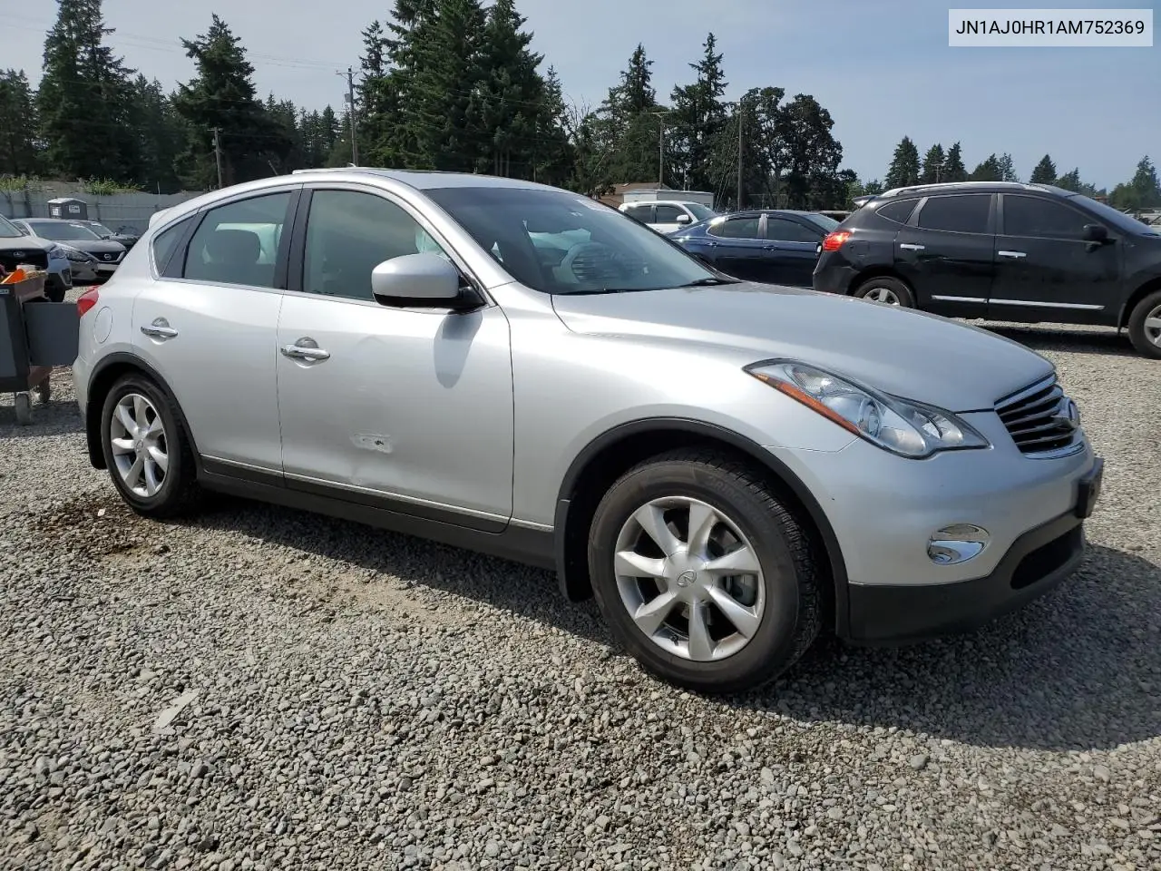 2010 Infiniti Ex35 Base VIN: JN1AJ0HR1AM752369 Lot: 60735795
