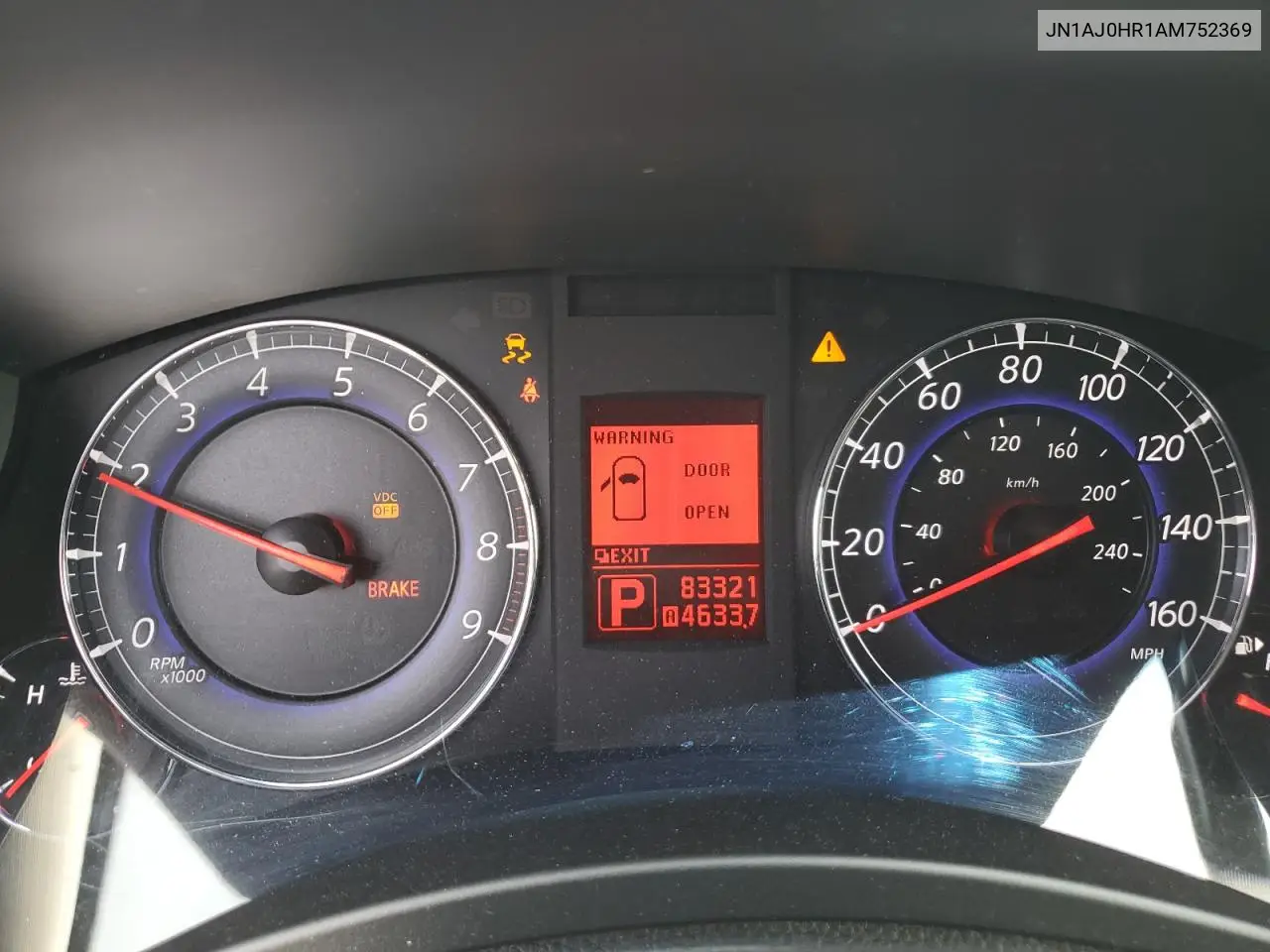 2010 Infiniti Ex35 Base VIN: JN1AJ0HR1AM752369 Lot: 60735795