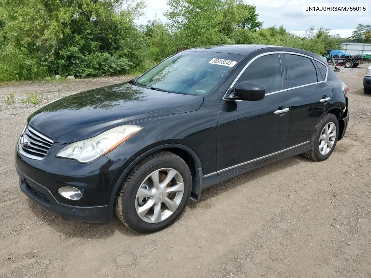 2010 Infiniti Ex35 Base VIN: JN1AJ0HR3AM755015 Lot: 60928545