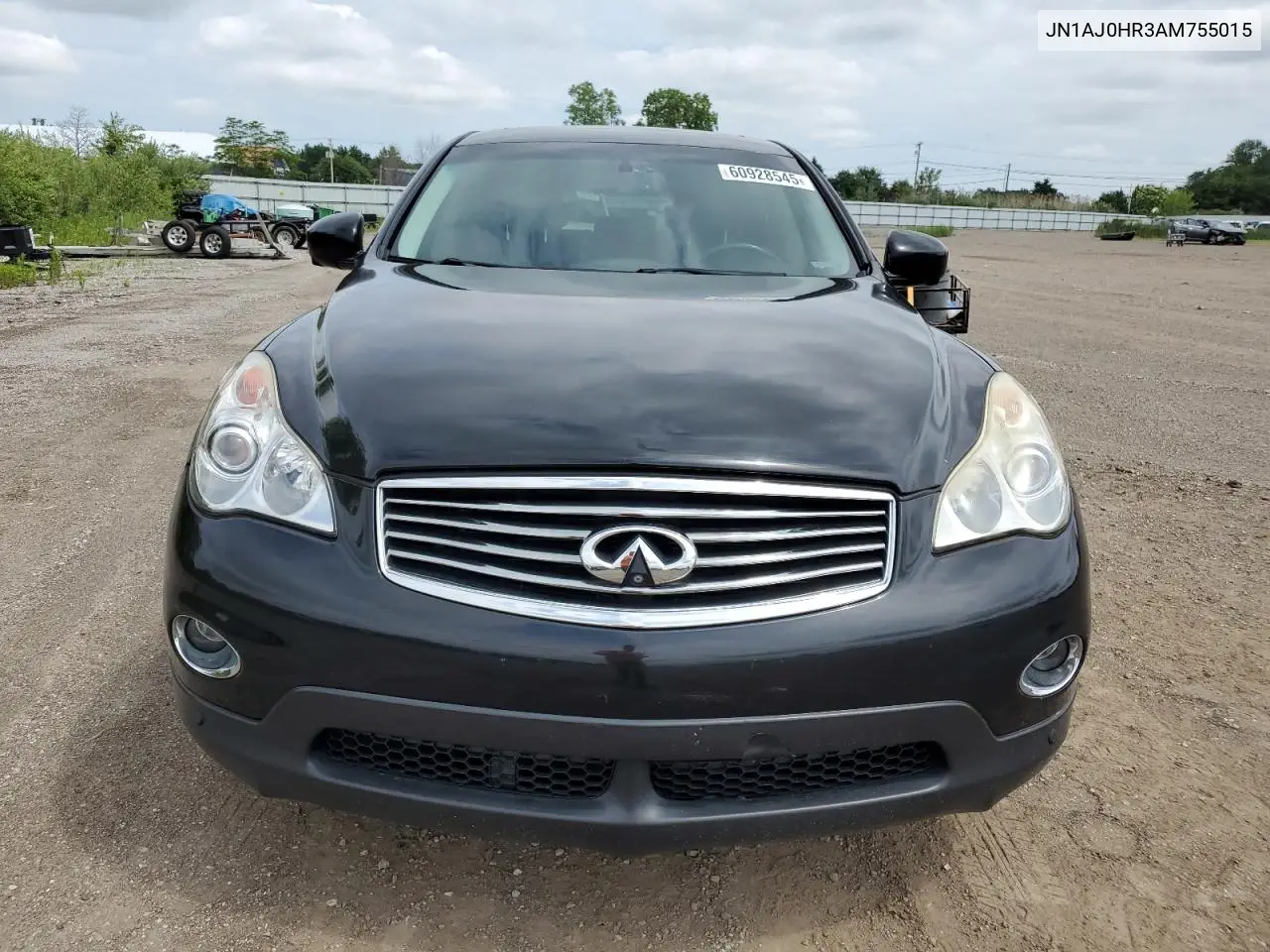 2010 Infiniti Ex35 Base VIN: JN1AJ0HR3AM755015 Lot: 60928545