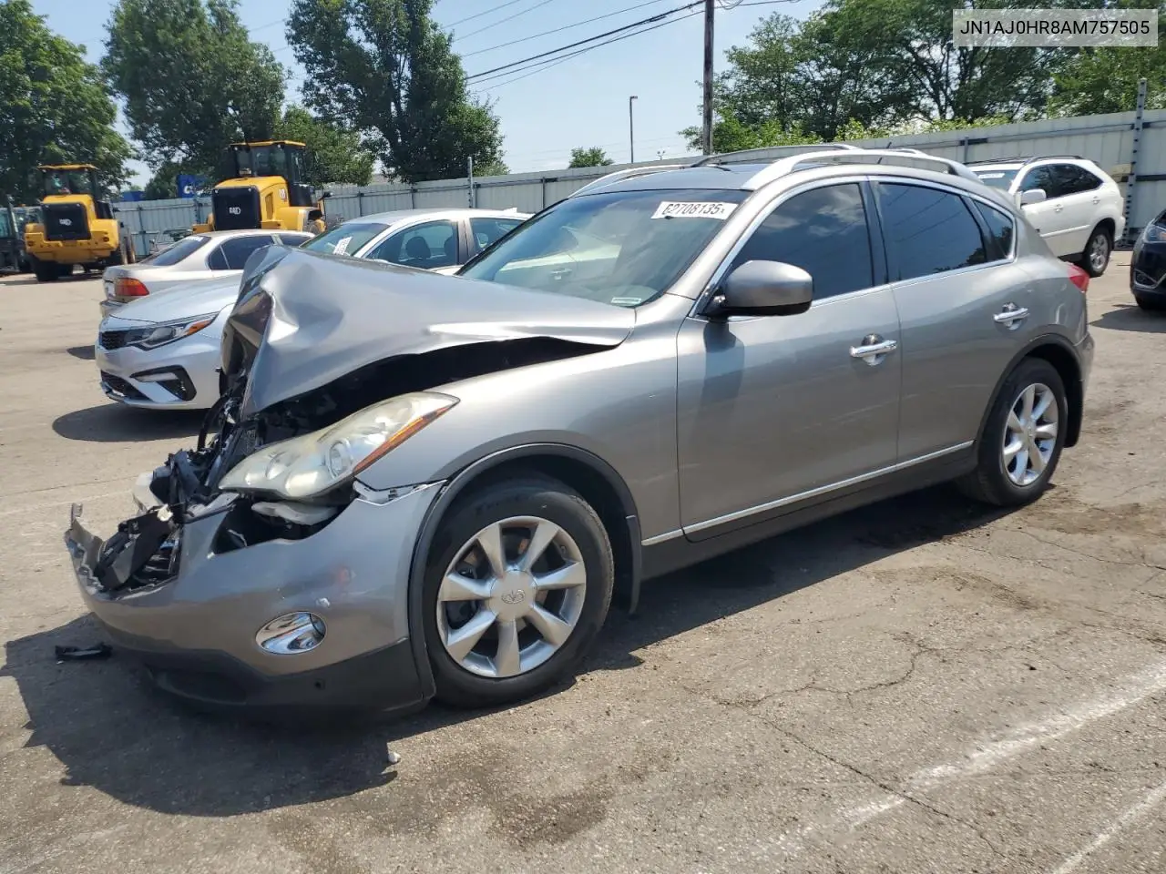 2010 Infiniti Ex35 Base VIN: JN1AJ0HR8AM757505 Lot: 62708135