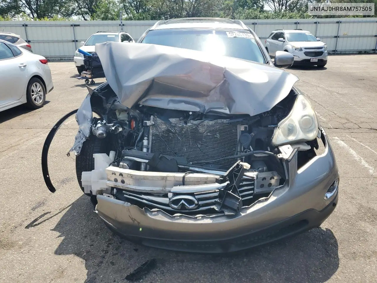2010 Infiniti Ex35 Base VIN: JN1AJ0HR8AM757505 Lot: 62708135