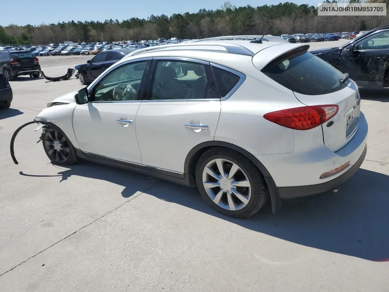 2011 Infiniti Ex35 Base VIN: JN1AJ0HR1BM853705 Lot: 49659455
