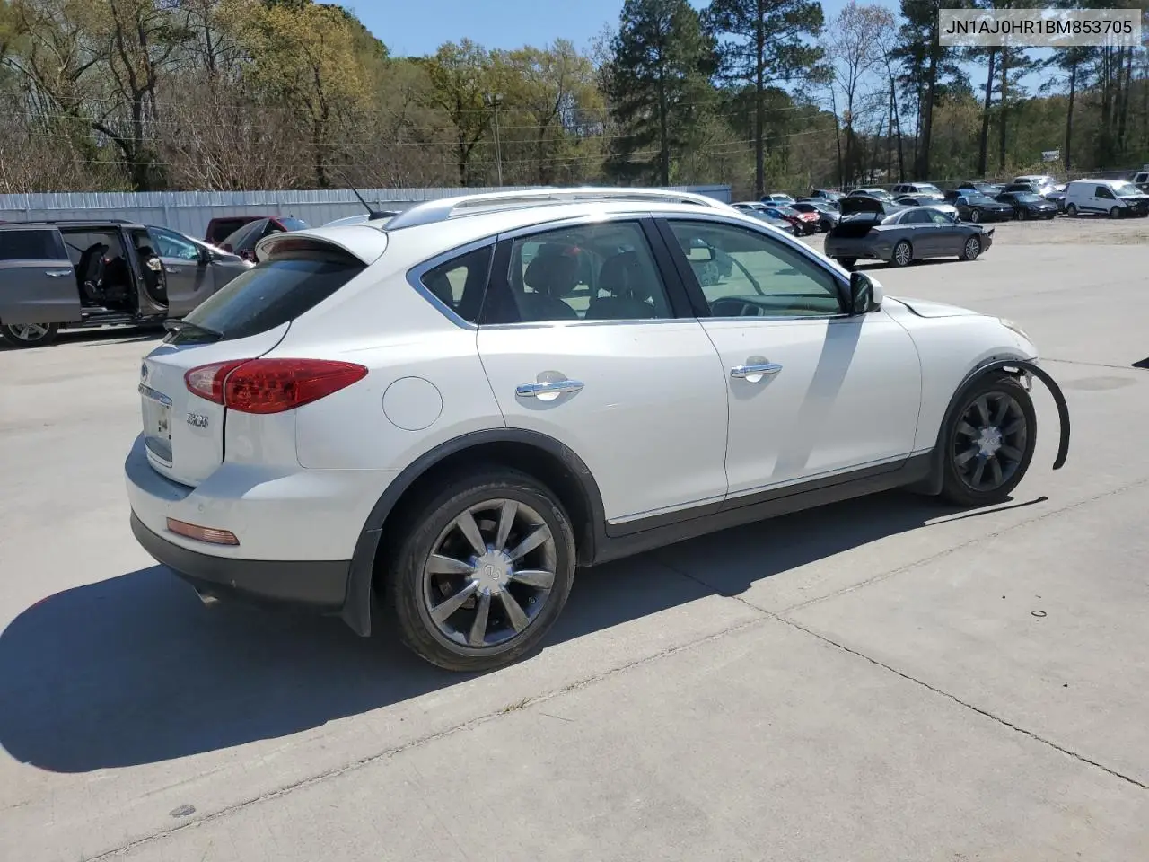 2011 Infiniti Ex35 Base VIN: JN1AJ0HR1BM853705 Lot: 49659455