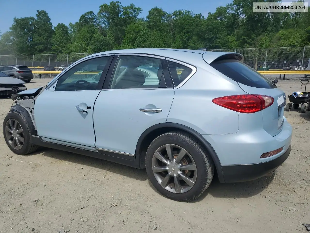 2011 Infiniti Ex35 Base VIN: JN1AJ0HR8BM853264 Lot: 53030925