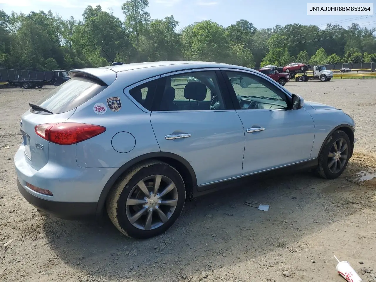 2011 Infiniti Ex35 Base VIN: JN1AJ0HR8BM853264 Lot: 53030925