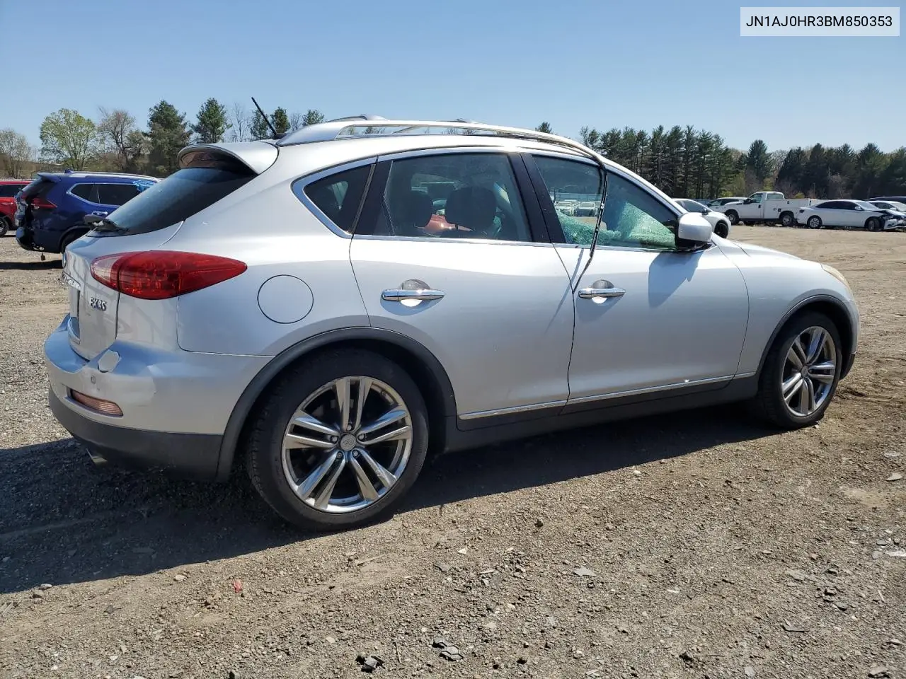 2011 Infiniti Ex35 Base VIN: JN1AJ0HR3BM850353 Lot: 53170365