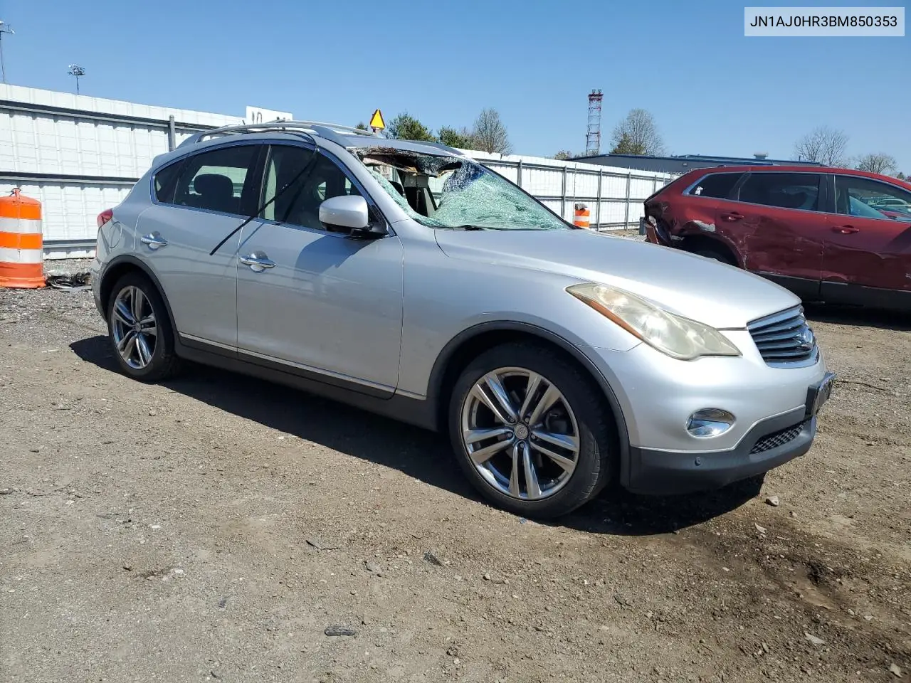 2011 Infiniti Ex35 Base VIN: JN1AJ0HR3BM850353 Lot: 53170365