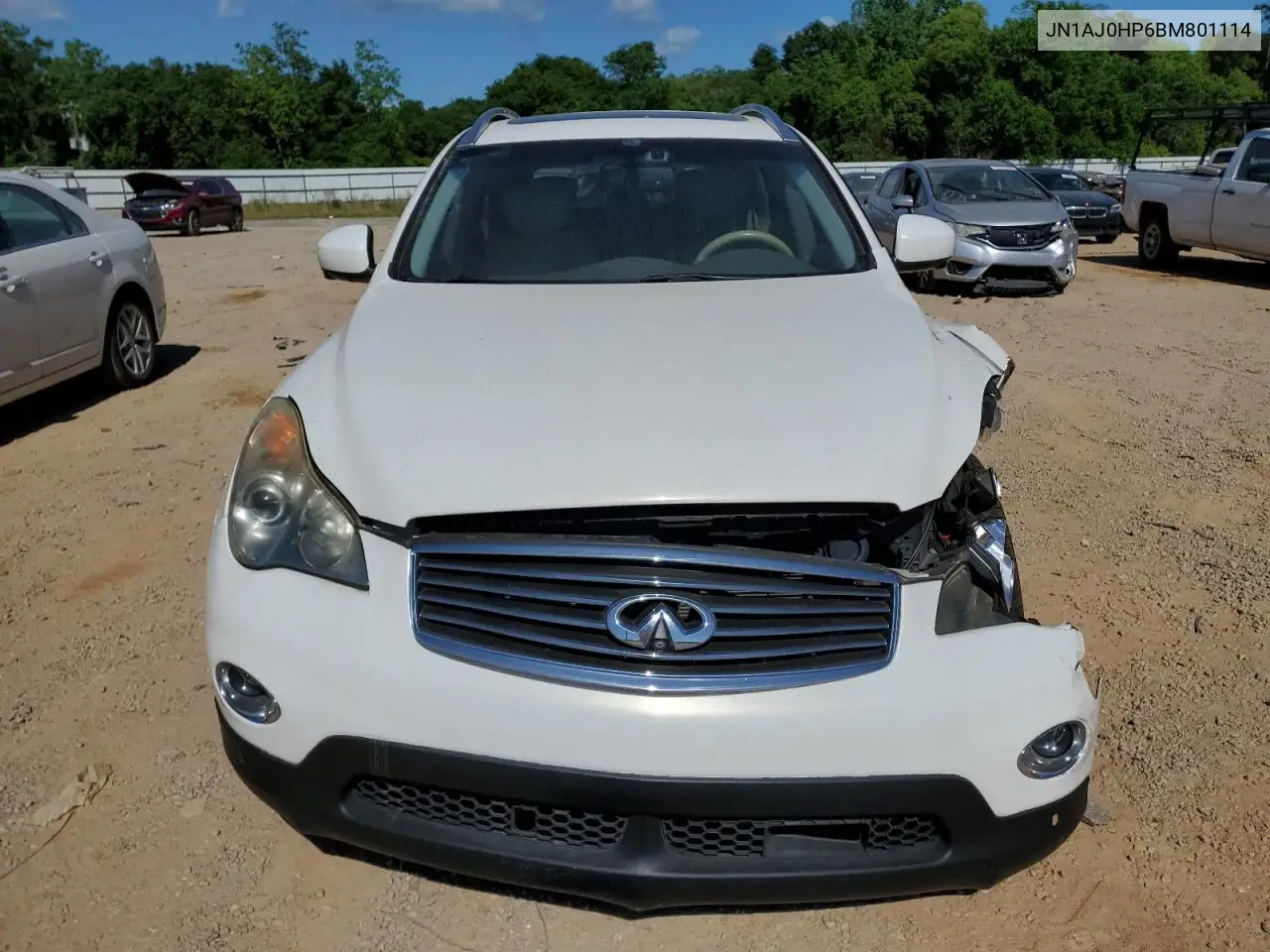 2011 Infiniti Ex35 Base VIN: JN1AJ0HP6BM801114 Lot: 53964745